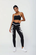 "The 300" | 2-Piece Color Contrast Workout Set
