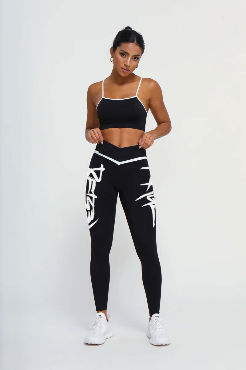 "The 300" | 2-Piece Color Contrast Workout Set