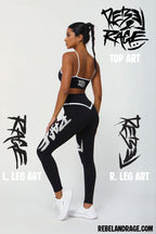 "The 300" | 2-Piece Color Contrast Workout Set