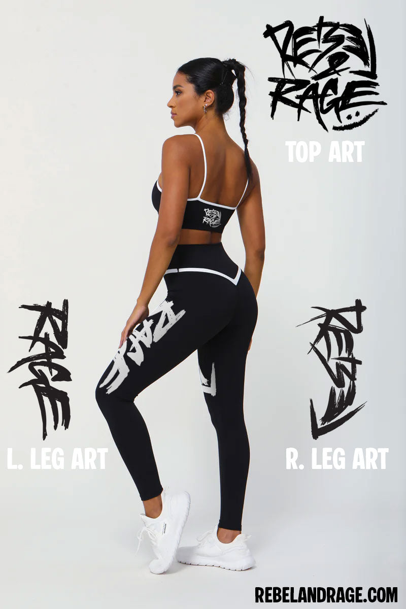 "The 300" | 2-Piece Color Contrast Workout Set