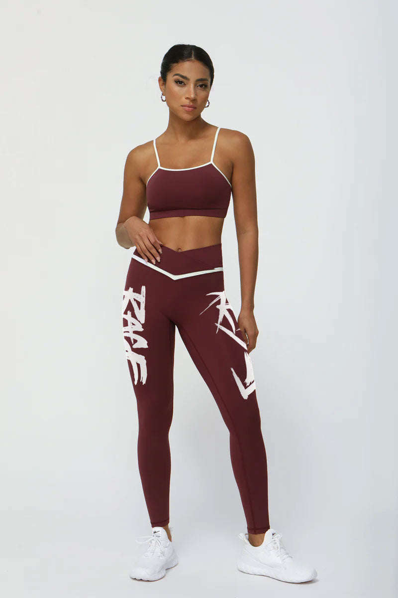 "The 300" | 2-Piece Color Contrast Workout Set