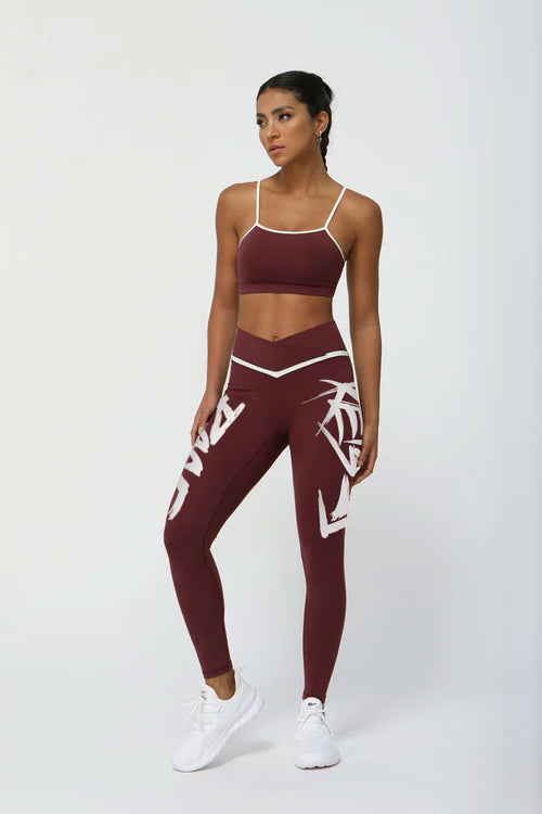 "The 300" | 2-Piece Color Contrast Workout Set