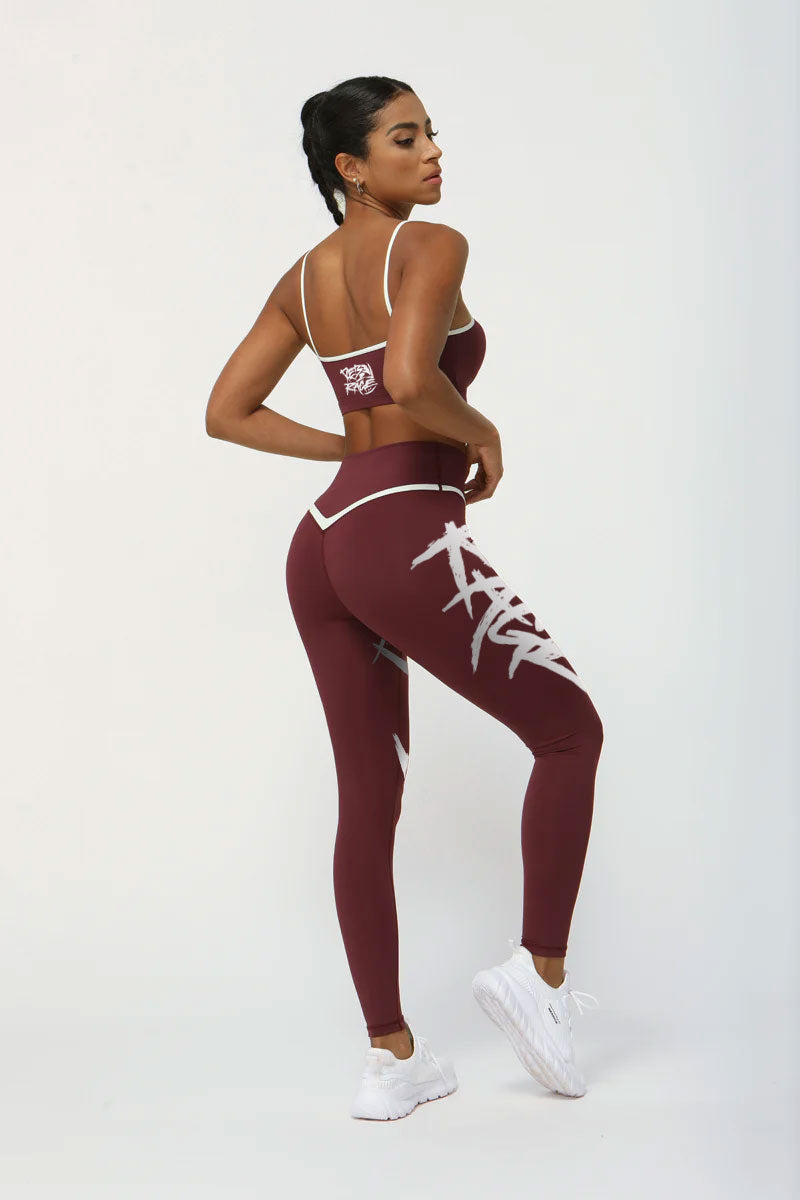 "The 300" | 2-Piece Color Contrast Workout Set