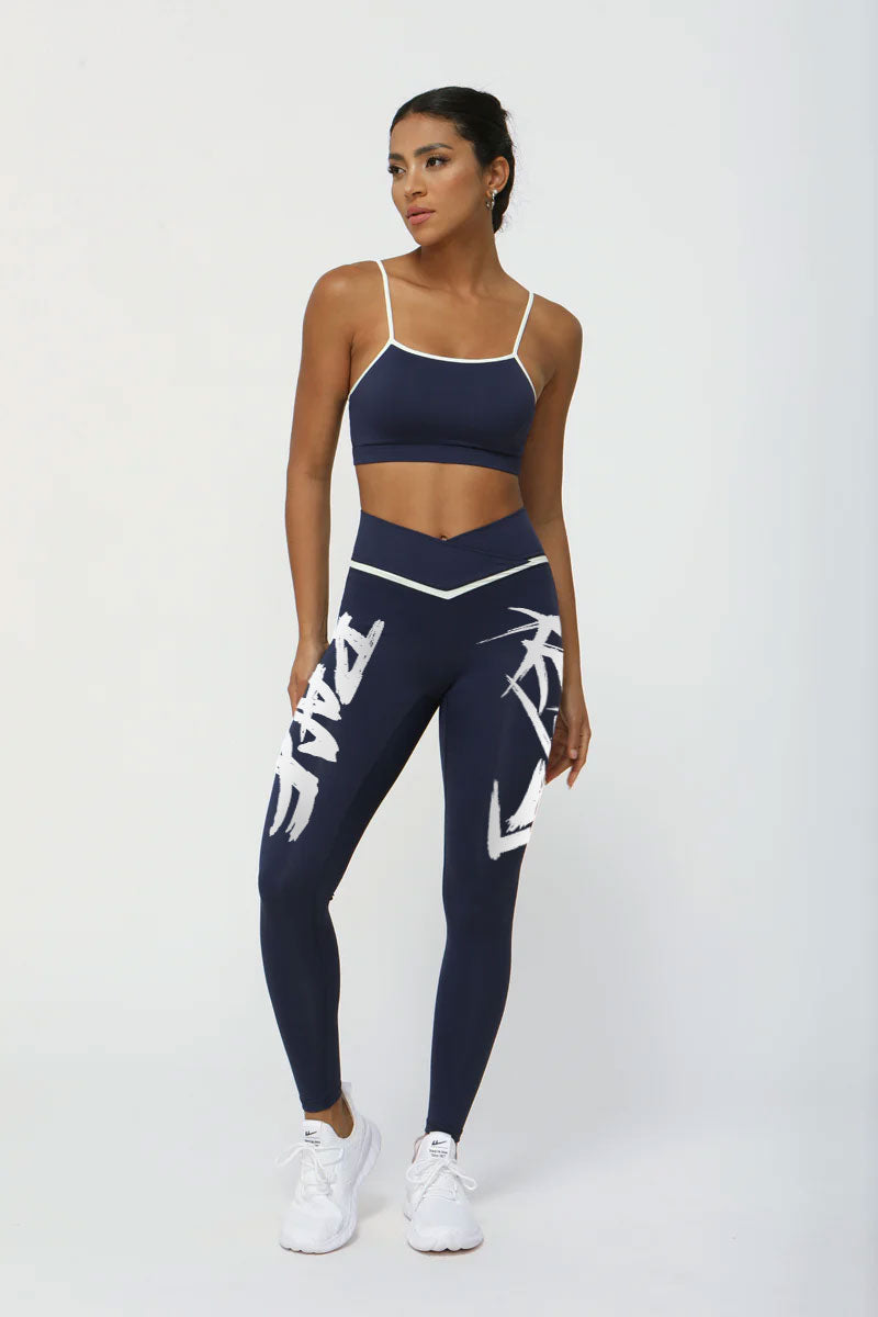 "The 300" | 2-Piece Color Contrast Workout Set